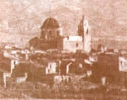 Antigua Iglesia de Santa Ana, destruida durante la guerra civil